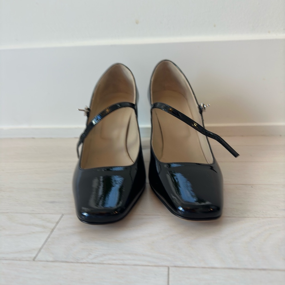 Theory Black Mary Jane Heels - Picture 2 of 5